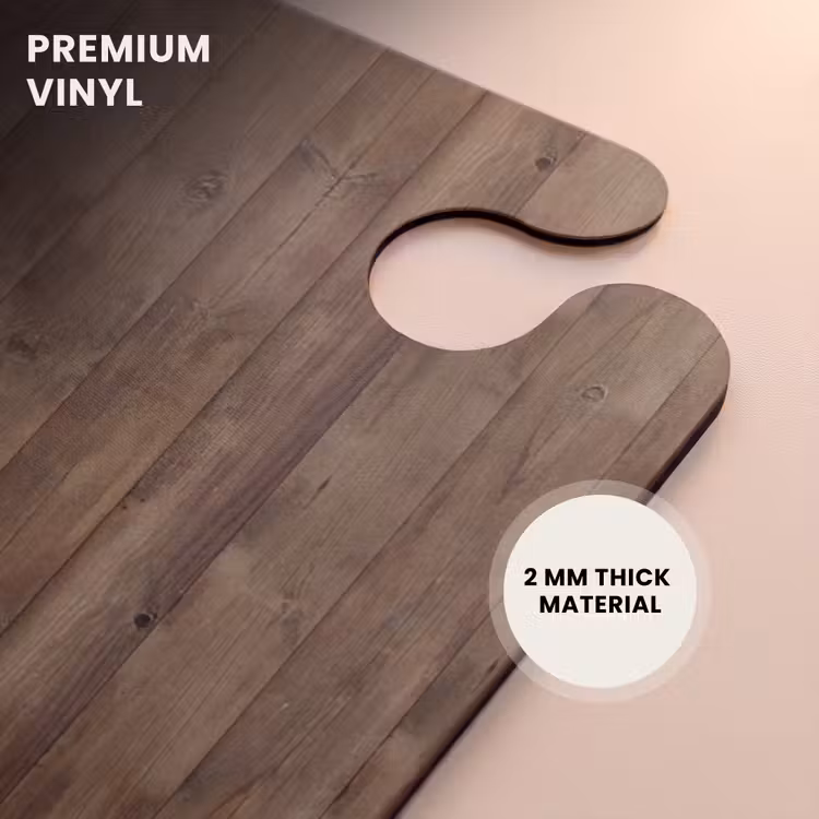 CaseSwap™ - Brown vertical planks with weathered wood texture — 6