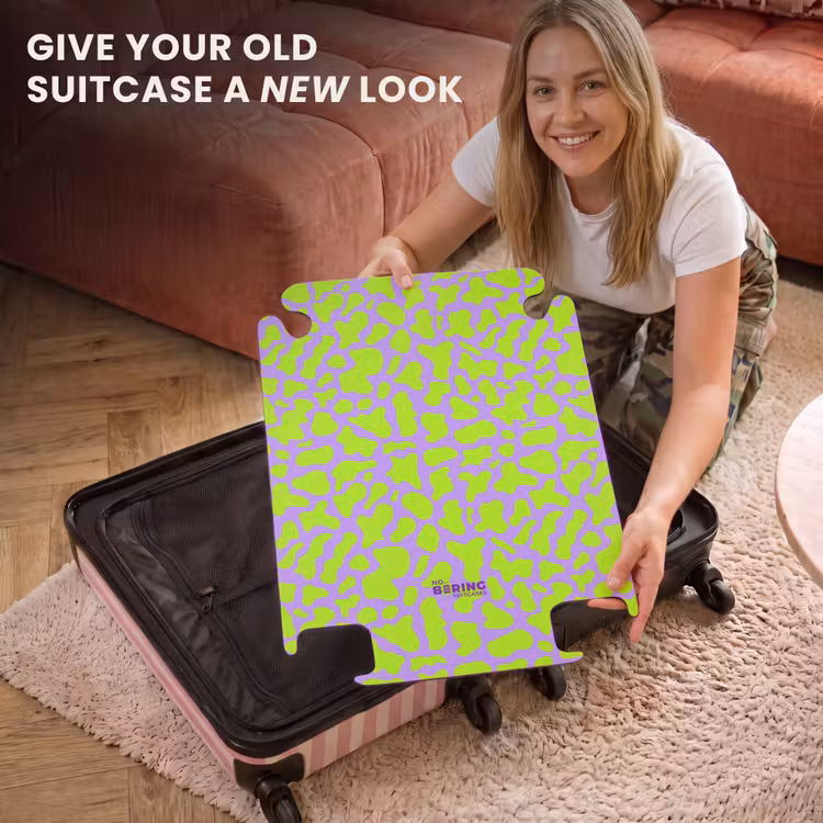 CaseSwap™ - Lime stains on lavender background — 3