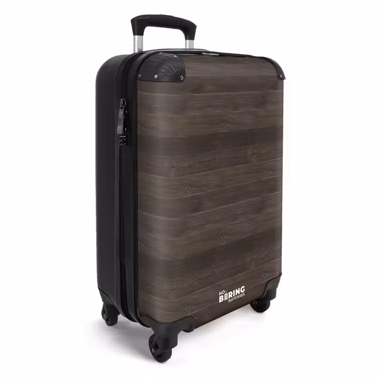 CaseSwap™ - Dark weathered wood with horizontal planks — 2