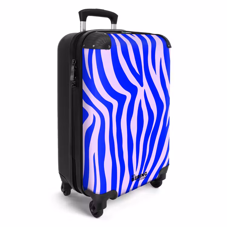 CaseSwap™ - Zebra pattern blue and lilac — 2