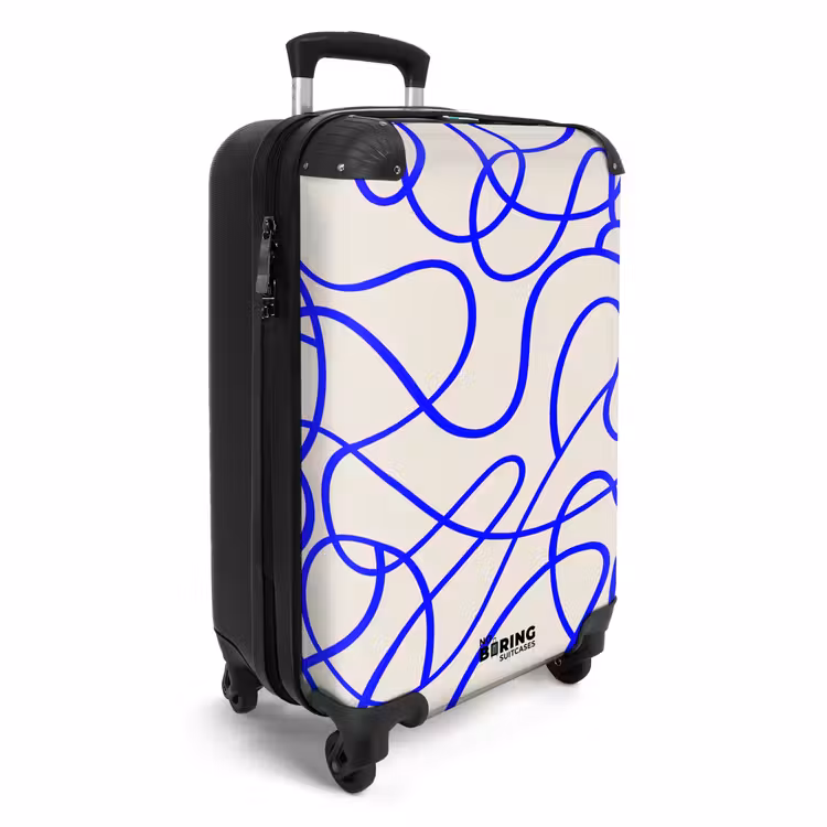 CaseSwap™ - Blue lines on beige background — 2