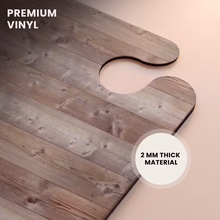 CaseSwap™ - Weathered wood planks with jagged knots — 6