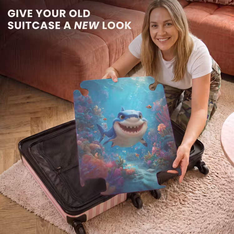 CaseSwap™ - Happy shark in colorful coral reef — 3