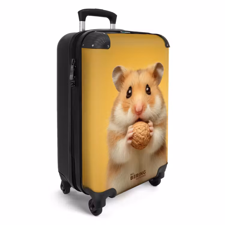 CaseSwap™ - Hamster with a nut on a yellow background — 2