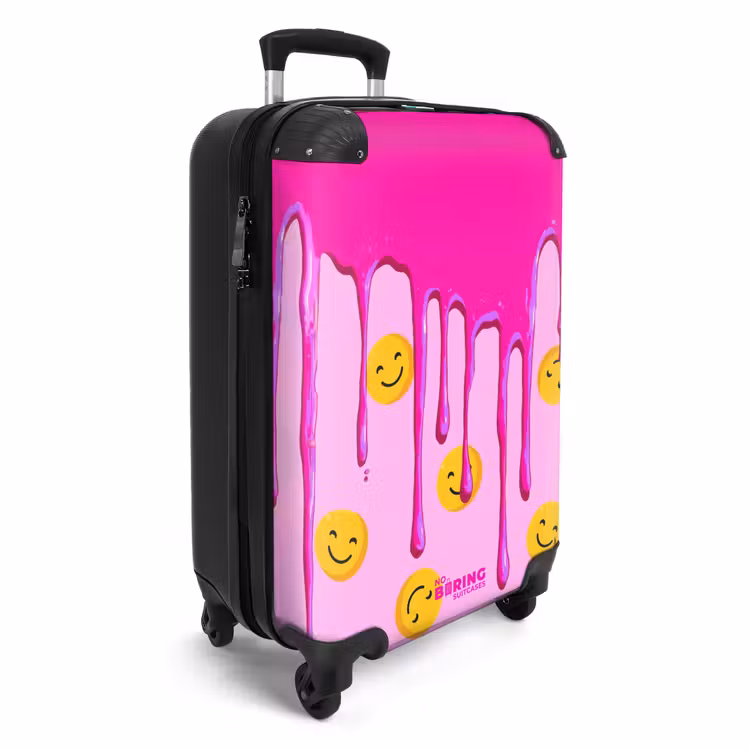 CaseSwap™ - Dripping pink paint over smiley faces — 2