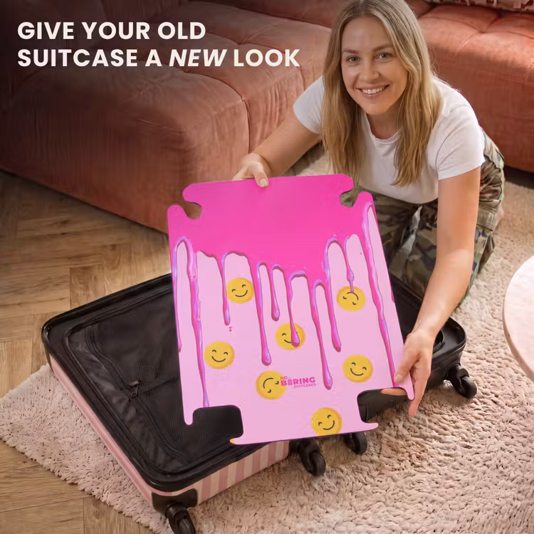 CaseSwap™ - Dripping pink paint over smiley faces — 3