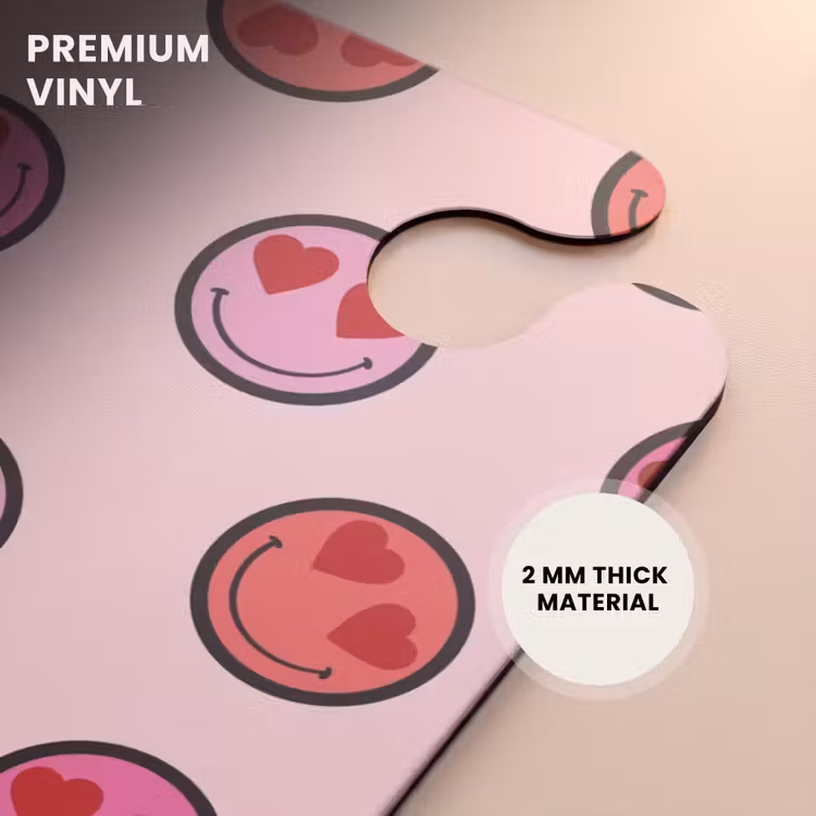 CaseSwap™ - Pink smiley faces on a pink background — 6