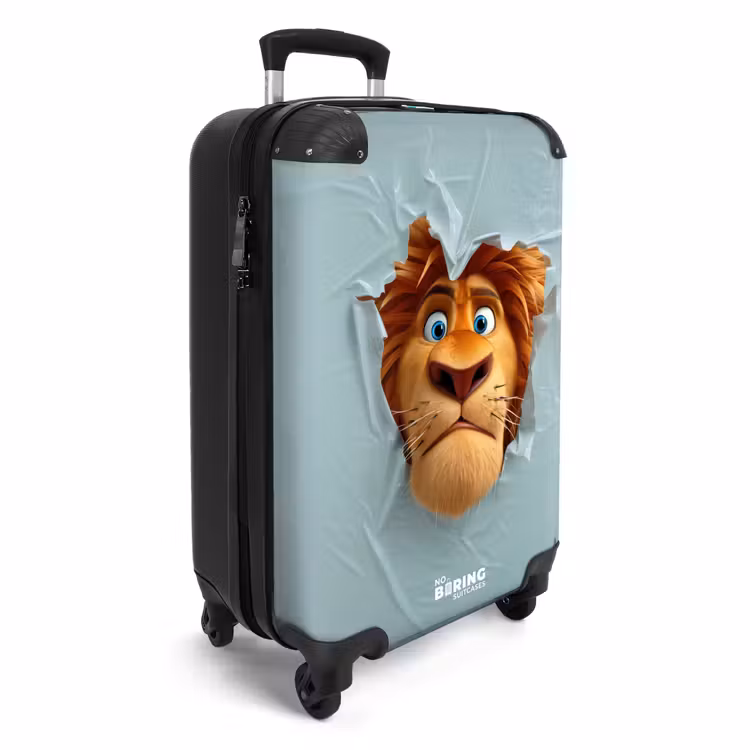 CaseSwap™ - Lion with orange mane through plastic wall — 2