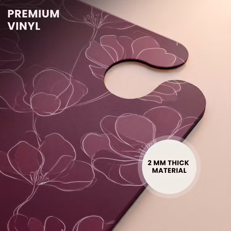 CaseSwap™ - Flowers - Pattern - Burgundy — 6