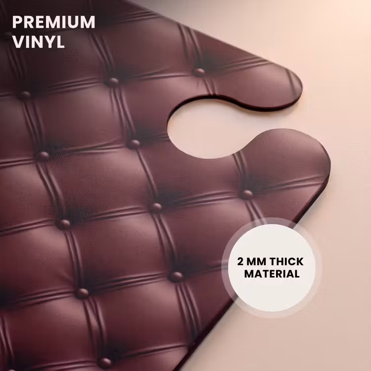 CaseSwap™ - Leather - Pattern - Bordeaux — 6