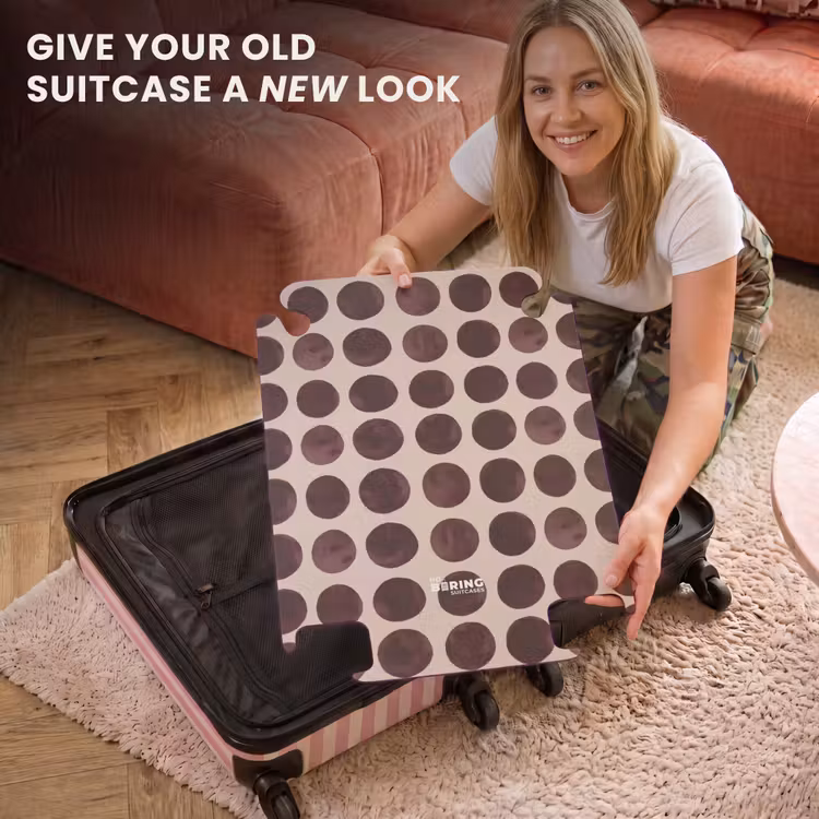 CaseSwap™ - Polka dots - Pattern - Brown — 3