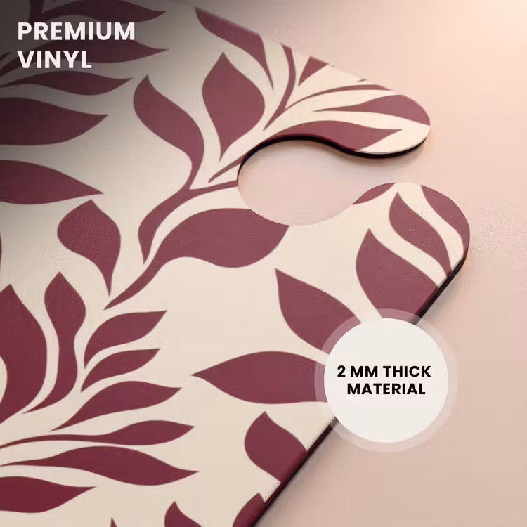 CaseSwap™ - Abstract - Leaves - Burgundy — 6