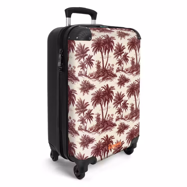 CaseSwap™ - Tropical - Geometric - Bordeaux red — 2