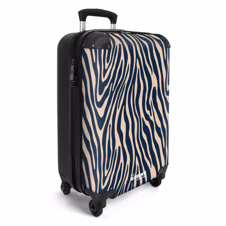 CaseSwap™ - Zebra - Pattern - Blue - Beige — 2