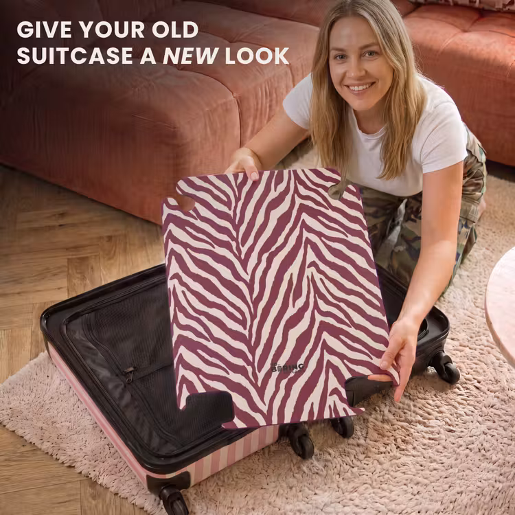 CaseSwap™ - Zebra - Motif - Bordeaux - Red — 3