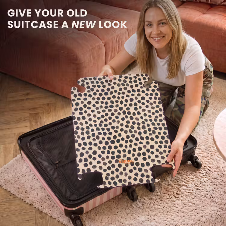 CaseSwap™ - Polka dots - Pattern - Black — 3