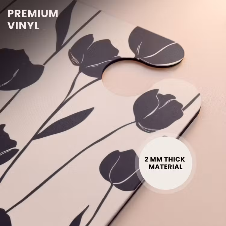 CaseSwap™ - Tulips - Pattern - Black — 6