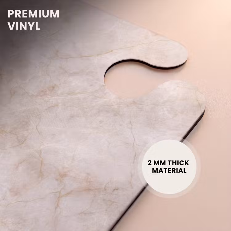 CaseSwap™ - Light Beige - Golden Brown Grains - Marble — 6