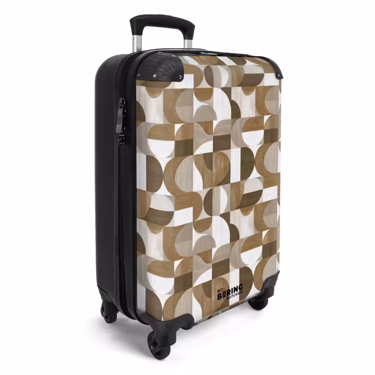 CaseSwap™ - Abstract - Retro - Brown — 2