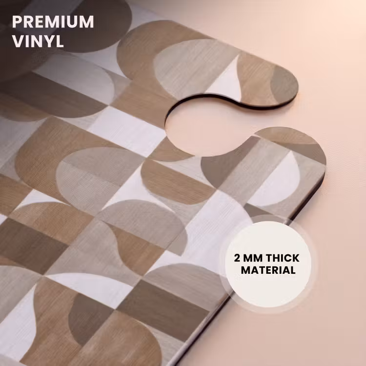 CaseSwap™ - Abstract - Retro - Brown — 6