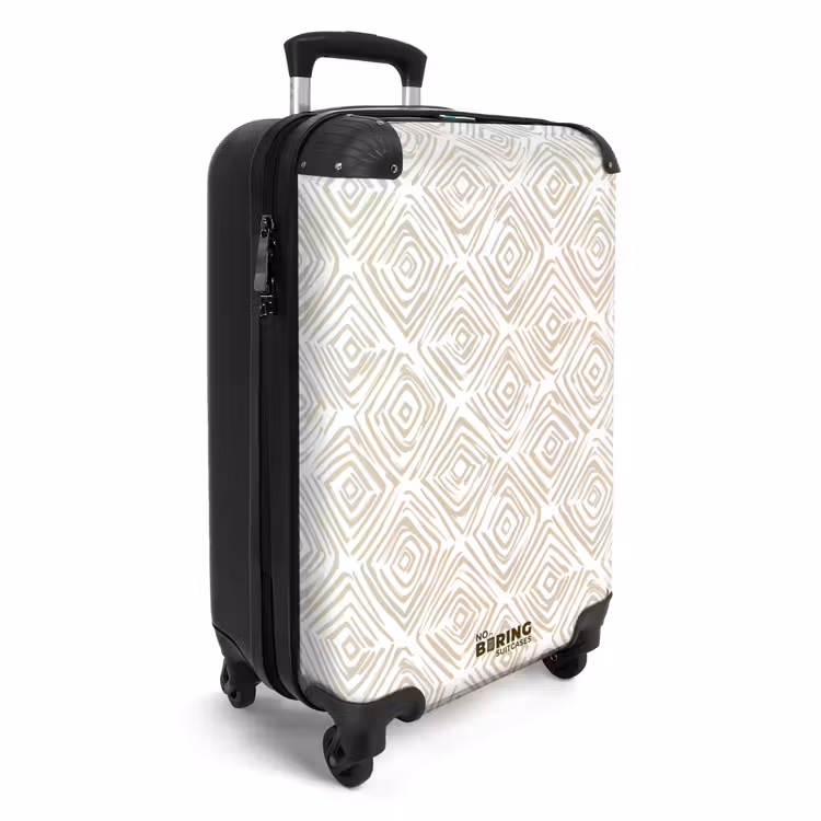 CaseSwap™ - Abstract - Plaid - Beige — 2