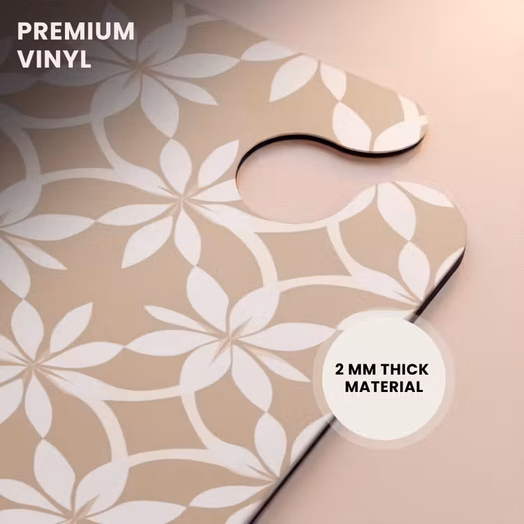 CaseSwap™ - Flowers - Pattern - Beige — 6