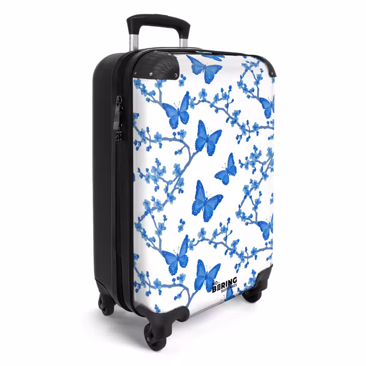 CaseSwap™ - Butterfly - Flowers - Blue — 2