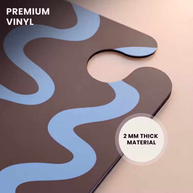 CaseSwap™ - Winding lines - Blue - Brown - Minimalist — 6