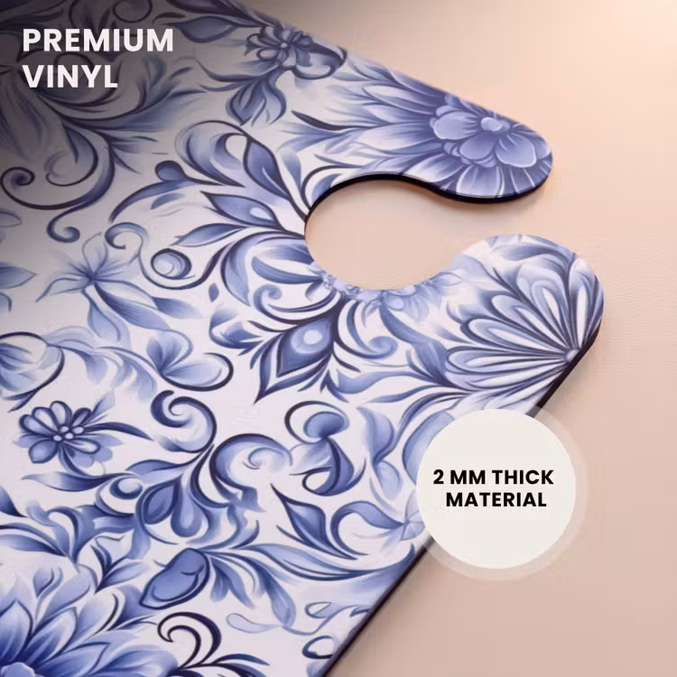 CaseSwap™ - Flowers - Blue - Pattern - White — 6