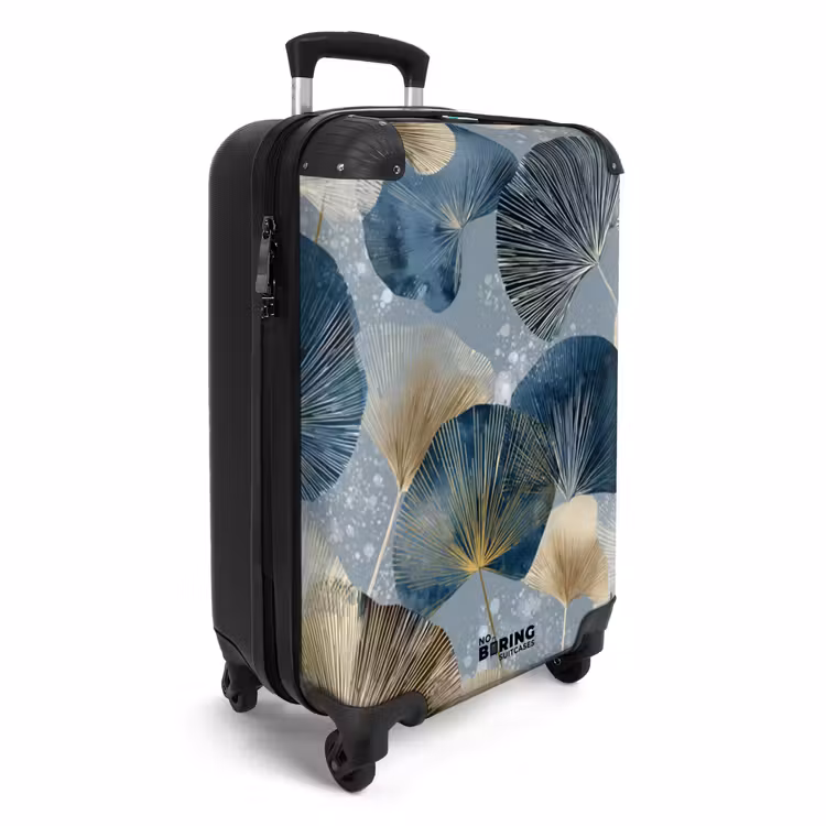 CaseSwap™ - Leaves - Abstract - Gold - Blue — 2