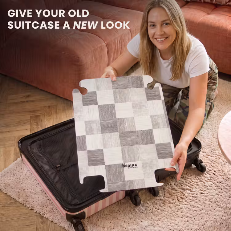 CaseSwap™ - Pattern - Checkerboard - Woodgrain — 3