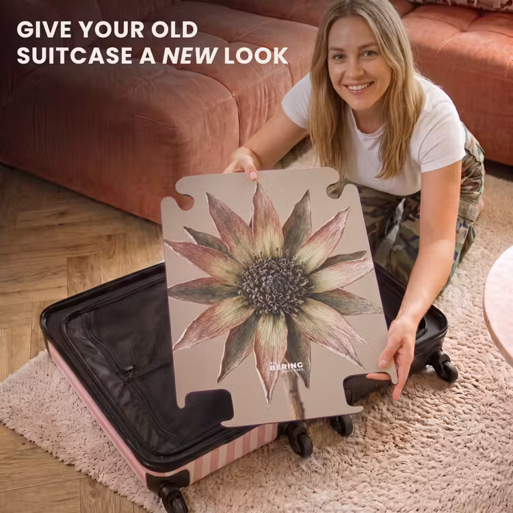 CaseSwap™ - Dried Flower - Protea - Vintage - Beige - Rustic — 3
