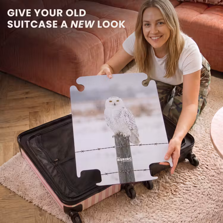CaseSwap™ - Snowy Owl - Fence - Snow - White — 3