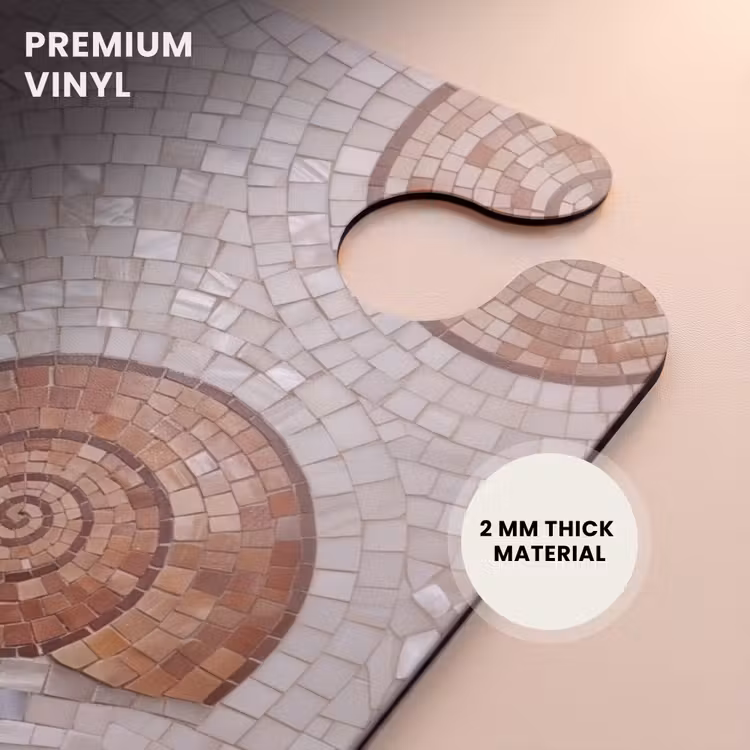 CaseSwap™ - Shell - Mosaic - Sea - Beige - Modern — 6