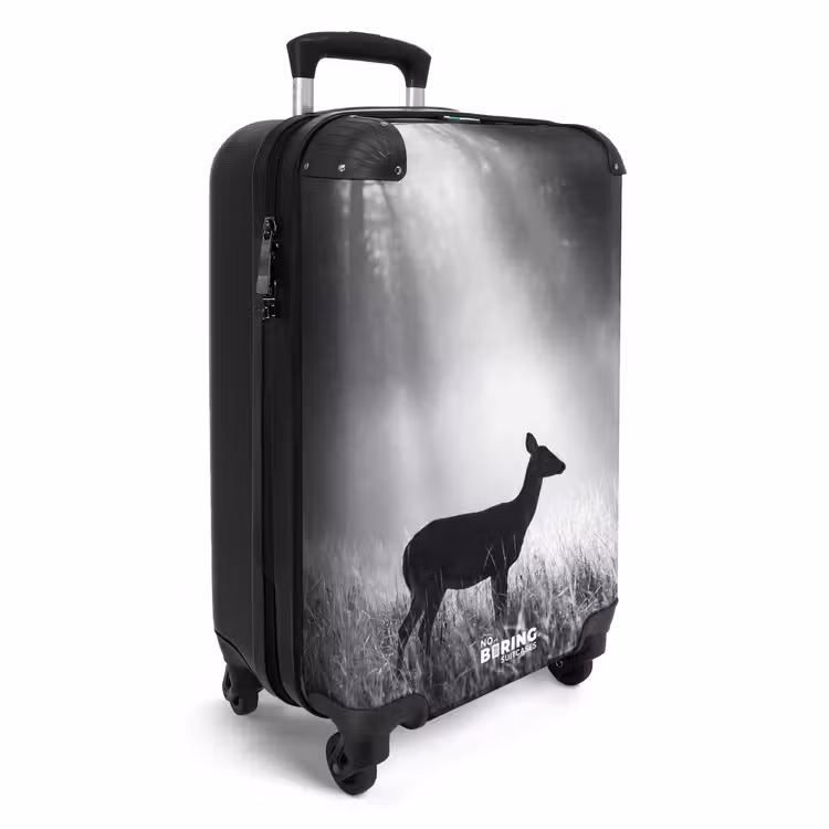 CaseSwap™ - Deer - Forest - Sunbeams - Black and White - Nature — 2