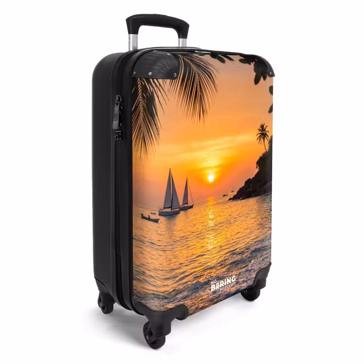 CaseSwap™ - Sea - Sunset - Boat - Nature - Orange — 2