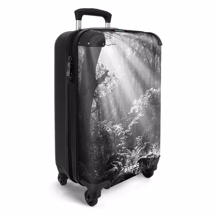 CaseSwap™ - Forest - Rays of Light - Nature - Black and White — 2