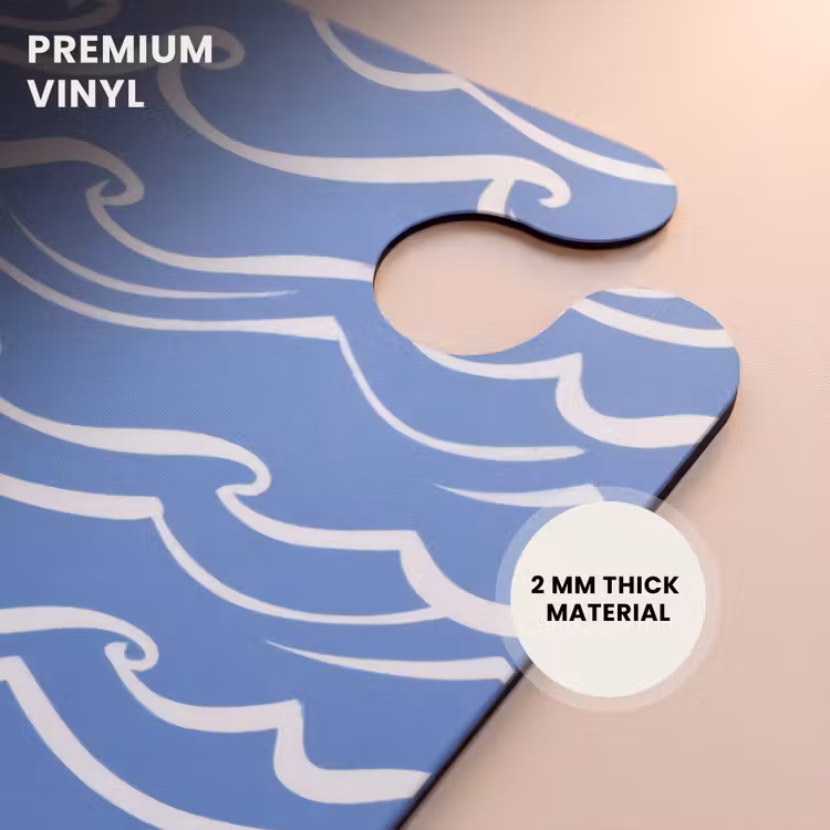 CaseSwap™ - Blue - White - Simple - Drawn - Waves — 6