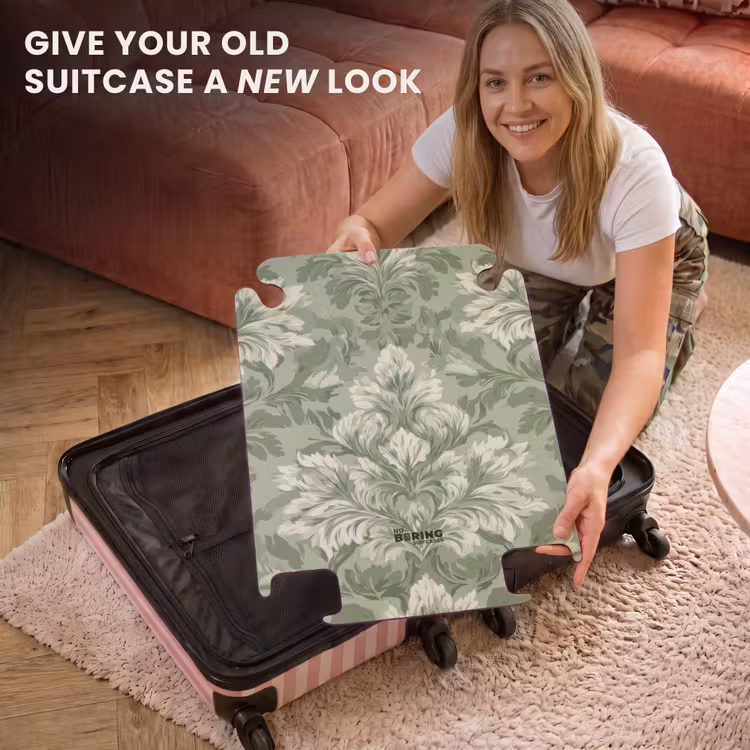 CaseSwap™ - Elegant - Light Green - Plants - Pattern - Fitted — 3
