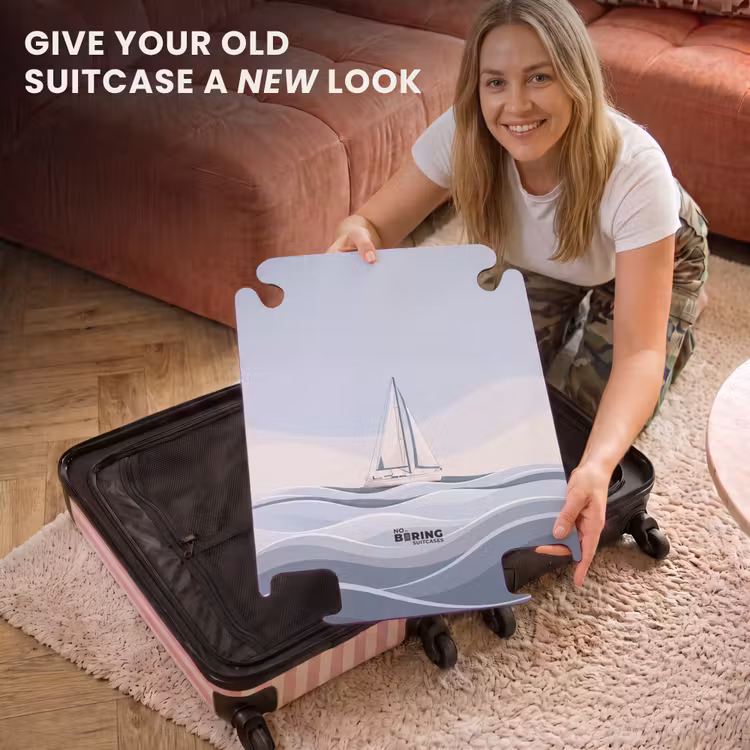 CaseSwap™ - Boat - Sail - Sea - Modern - Beige — 3