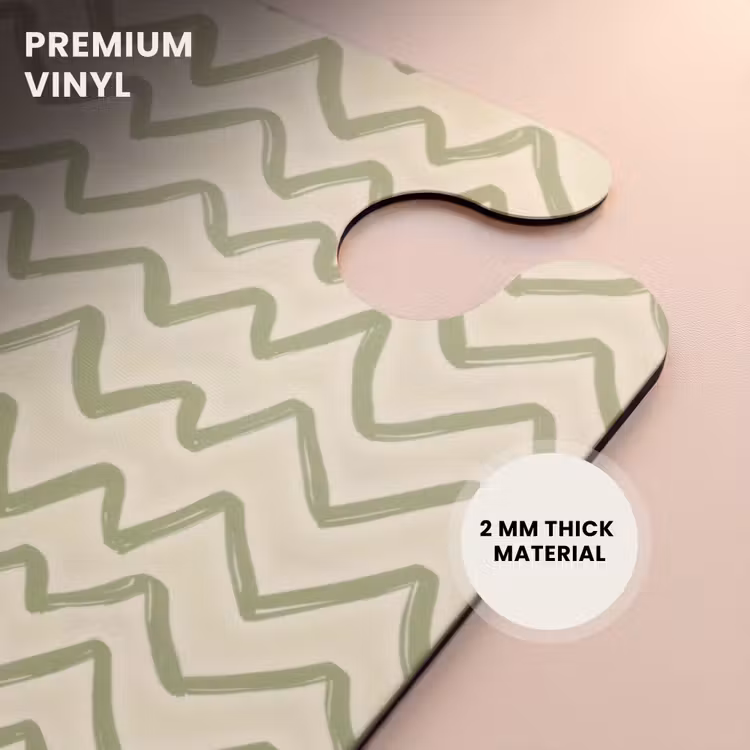 CaseSwap™ - Salvia Green - Zigzag - Hand-drawn - Pattern — 6