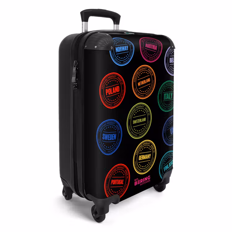CaseSwap™ - Neon - Countries - Black - Stamps — 2