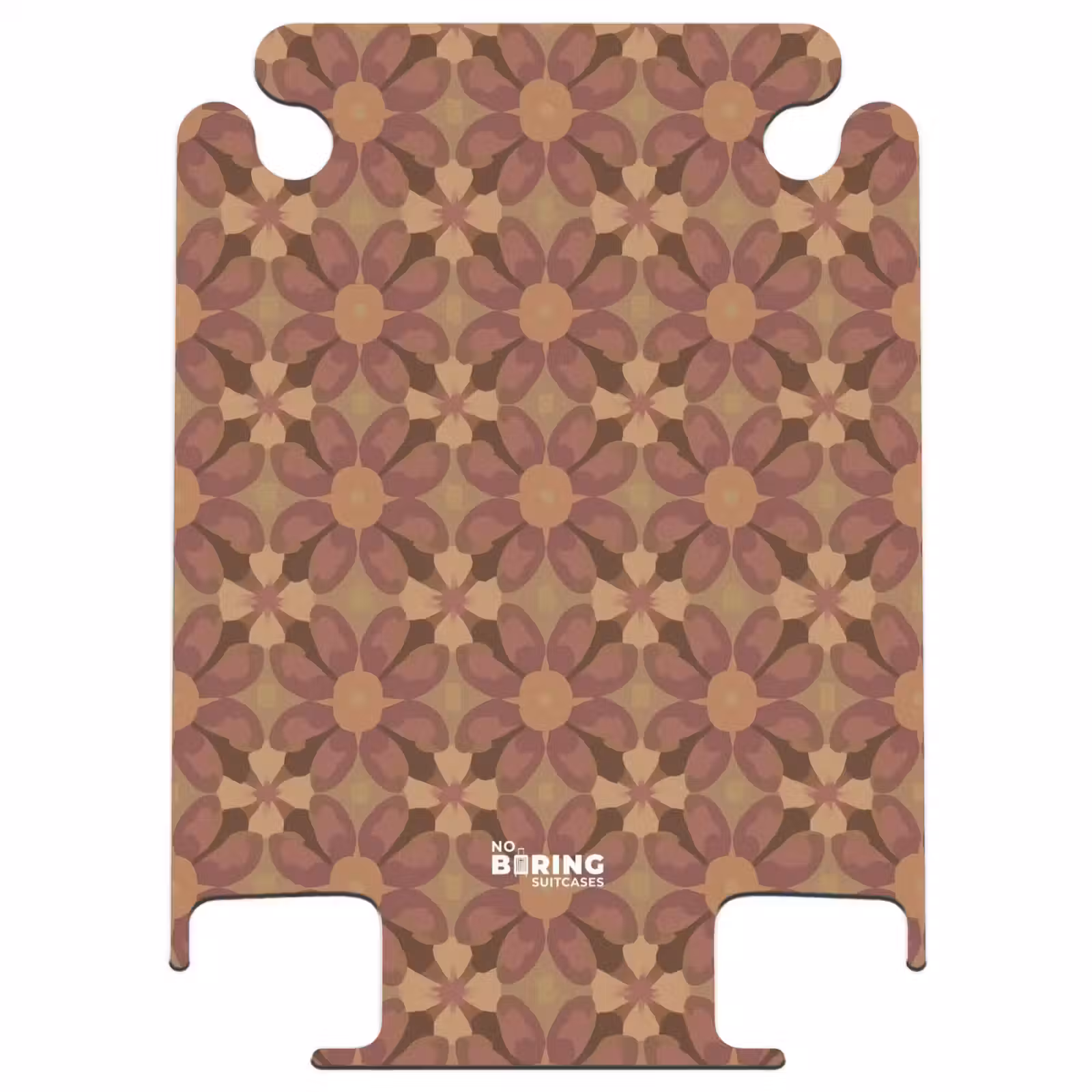 CaseSwap™ - Retro - Flowers - Brown — 1