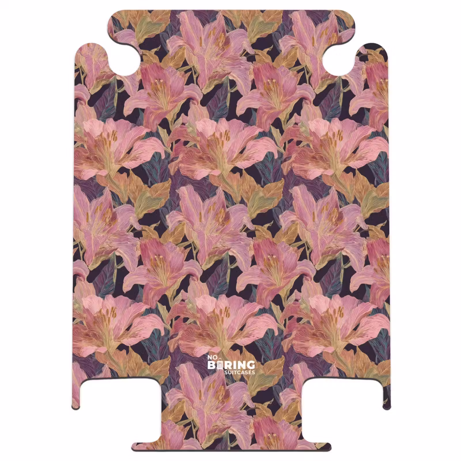 CaseSwap™ - Lilies - Pattern - Pink - Gold — 1
