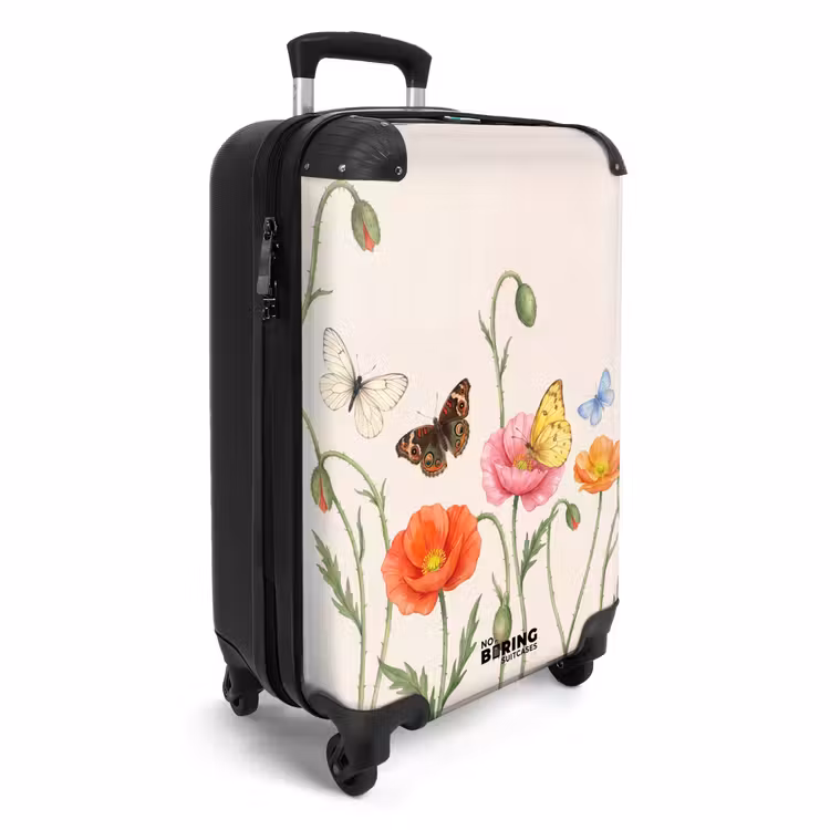 CaseSwap™ - Butterflies - Poppies - Illustration - Colorful — 2