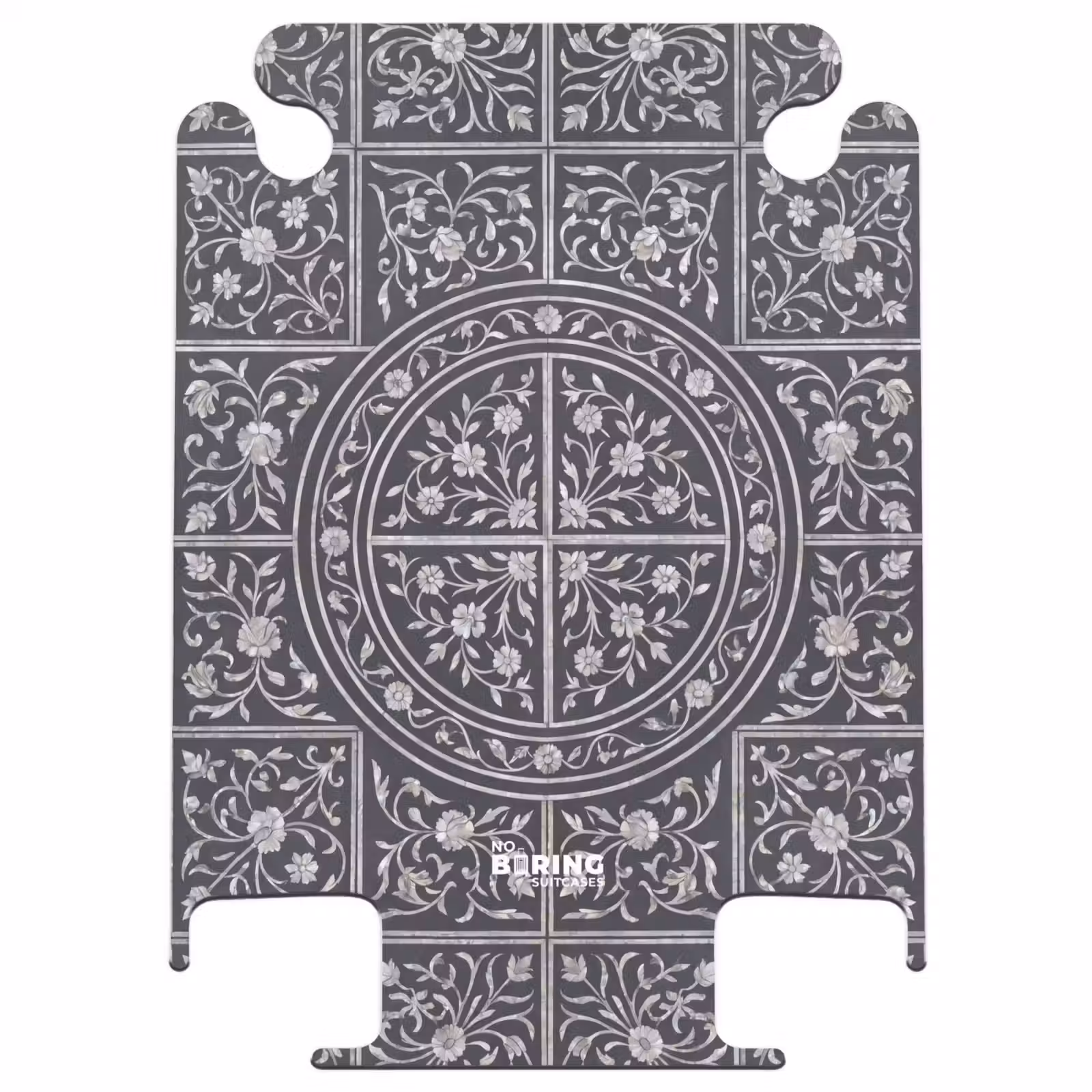 CaseSwap™ - Pattern - Floral Motif - Decorative - Classic - Black — 1