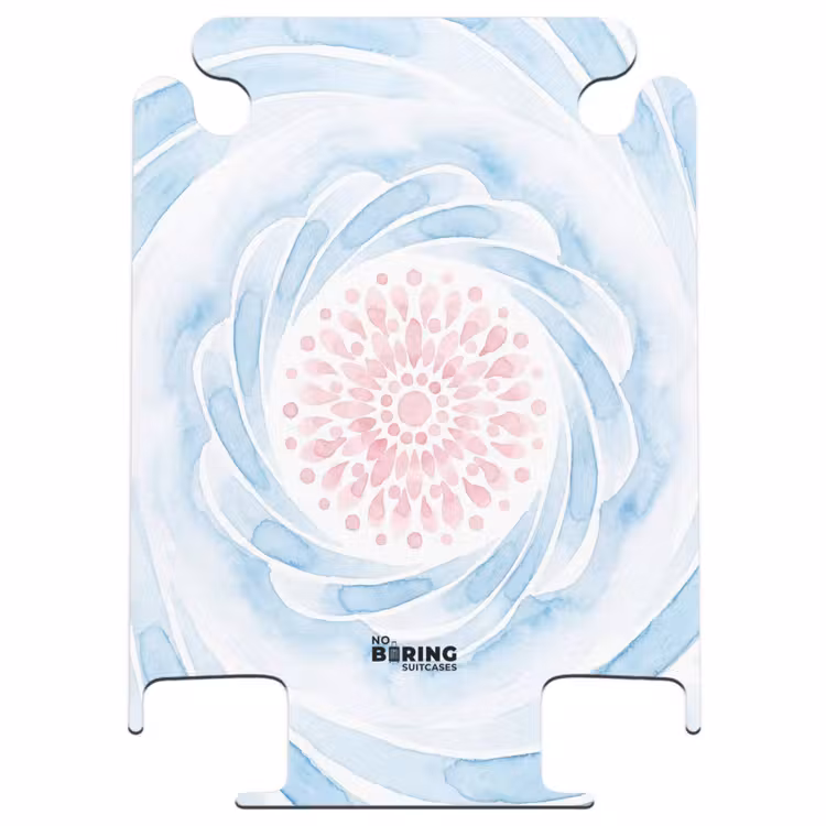 CaseSwap - Abstract - Flower Shape - Watercolor - Pink - Blue — 1
