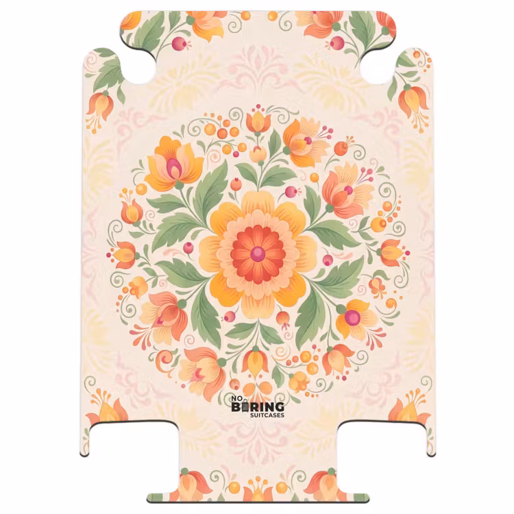 CaseSwap™ - Flowers - Pattern - Decorative - Orange — 1