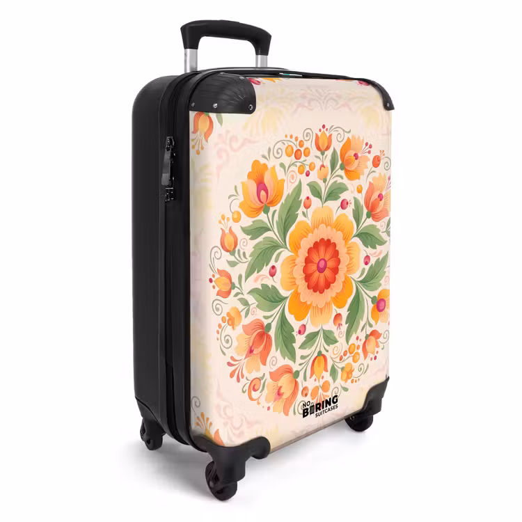 CaseSwap™ - Flowers - Pattern - Decorative - Orange — 2