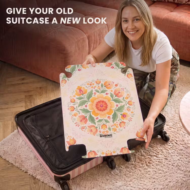 CaseSwap™ - Flowers - Pattern - Decorative - Orange — 3